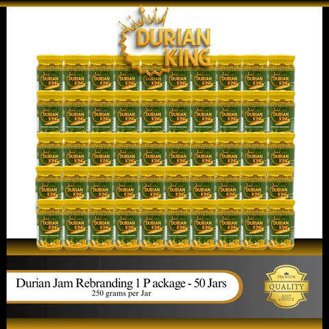 Durian Jam - Rebranding Package 1 - 50 Jars