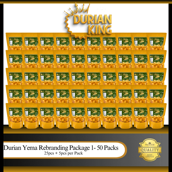 Durian Yema - Rebranding Package 1 - 50 Packs